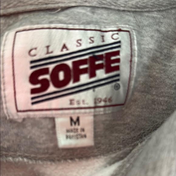 COPY - Soffe Gray Collegiate Sweatshirt Hoodie - Picture 5 of 5